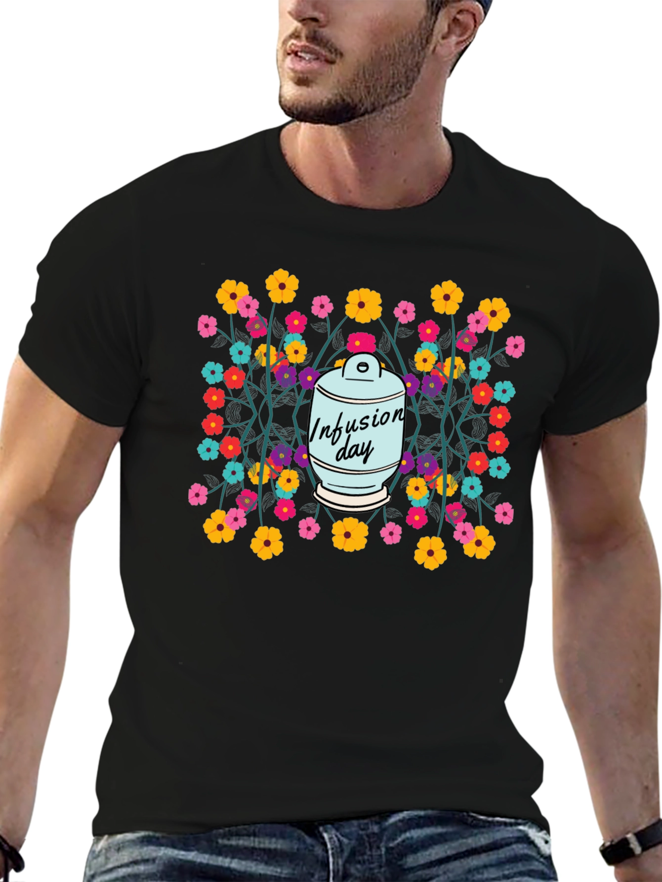 Infusion Day T-Shirt Floral Design