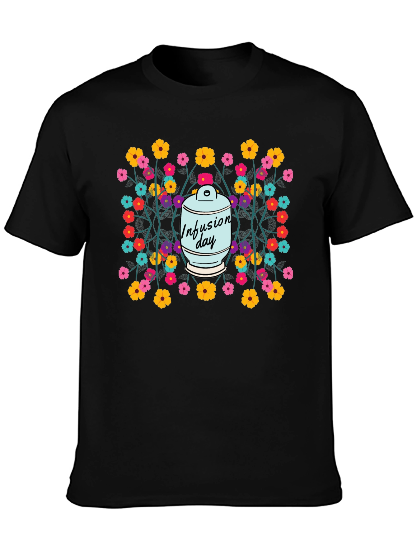 Infusion Day T-Shirt Floral Design