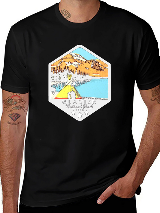 Glacier National Park Vintage T-Shirt