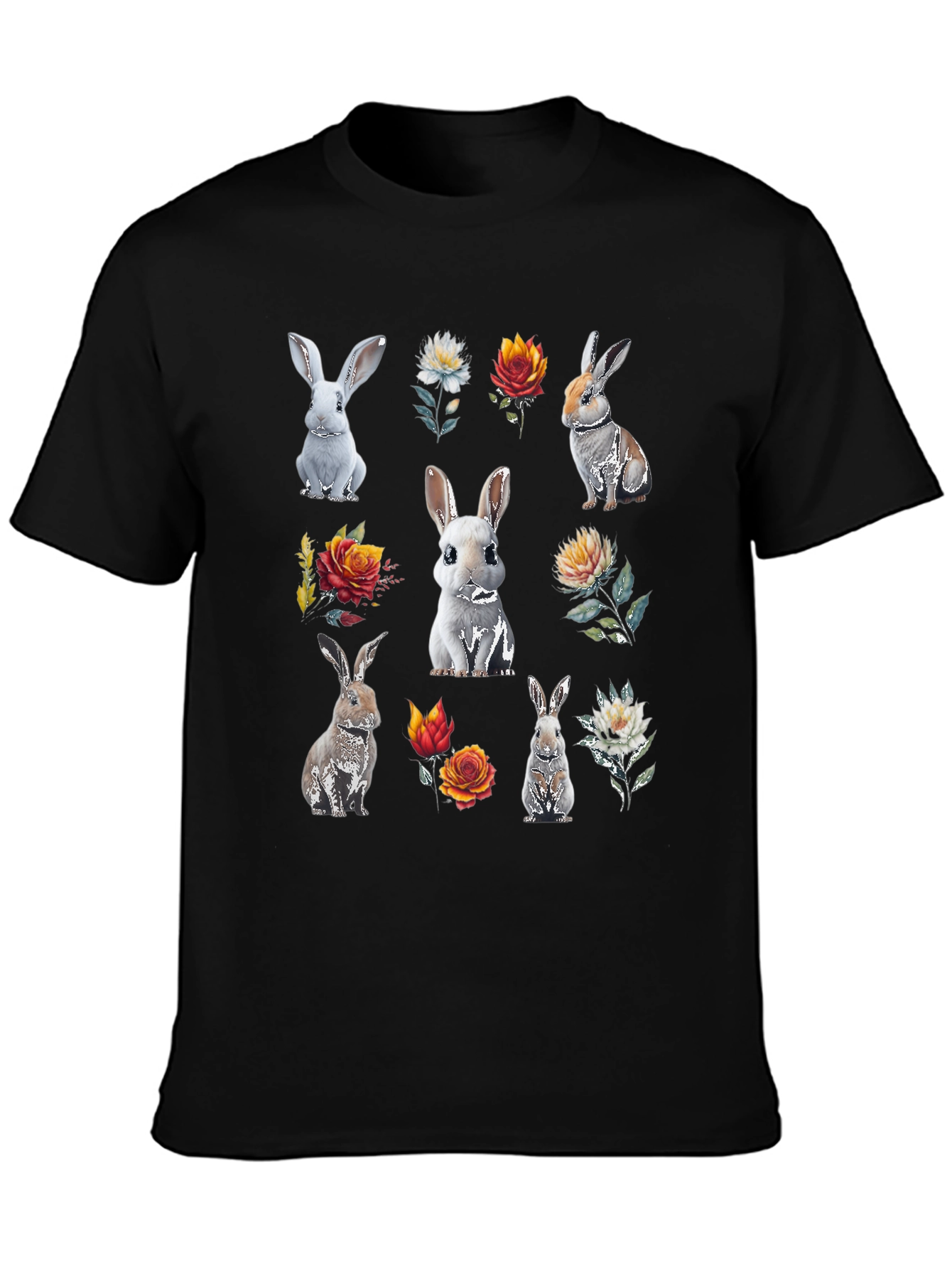 Floral Bunny T-Shirt