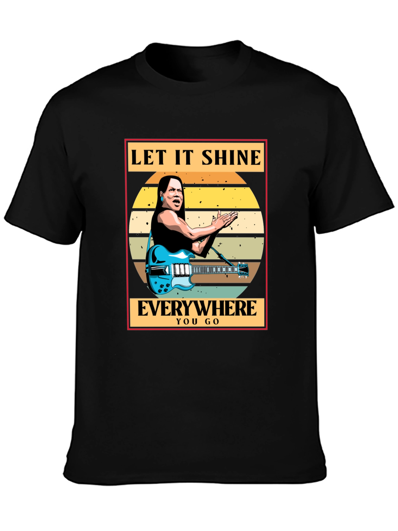 Let It Shine T-Shirt - Blues Guitar