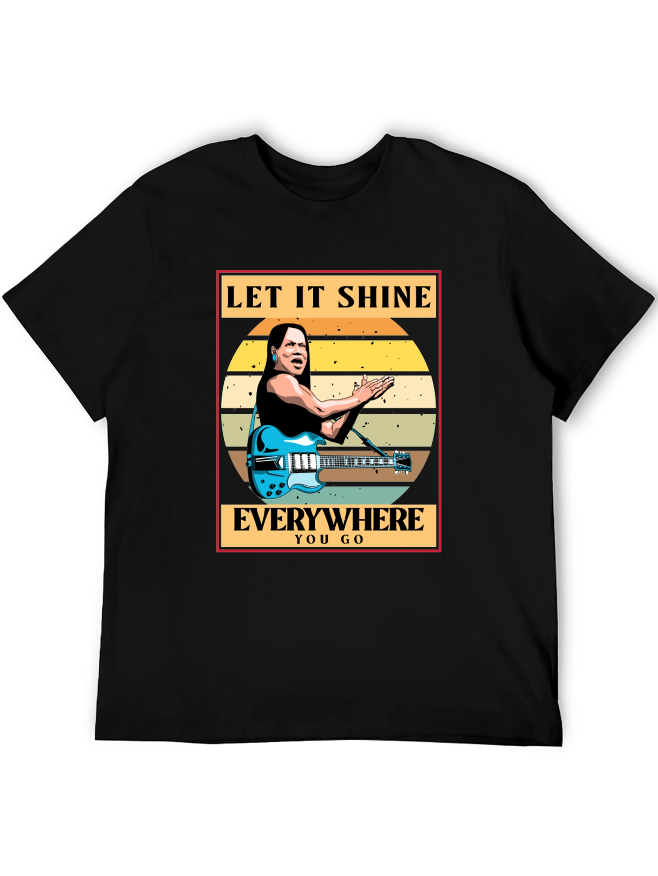 Let It Shine T-Shirt - Blues Guitar