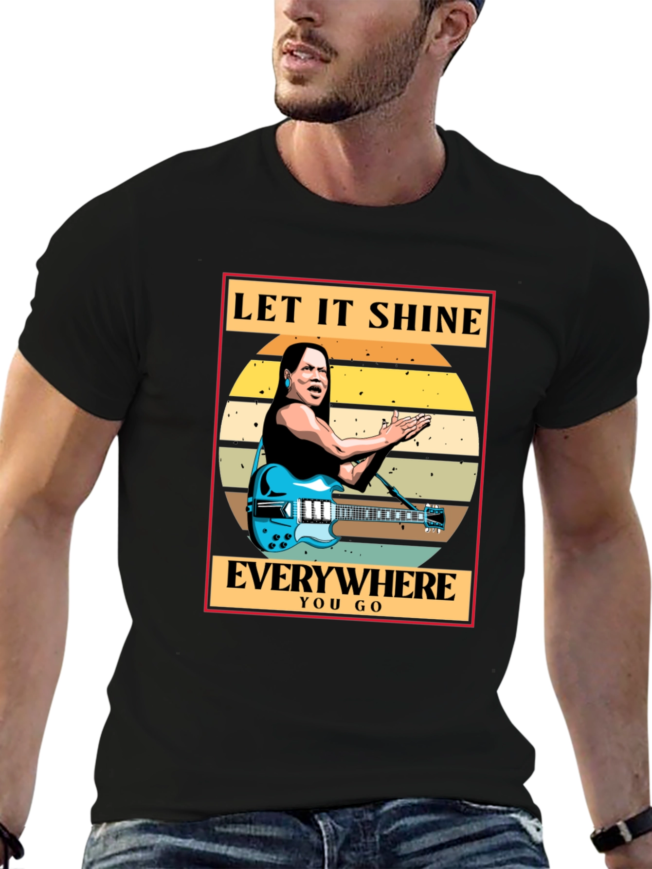 Let It Shine T-Shirt - Blues Guitar