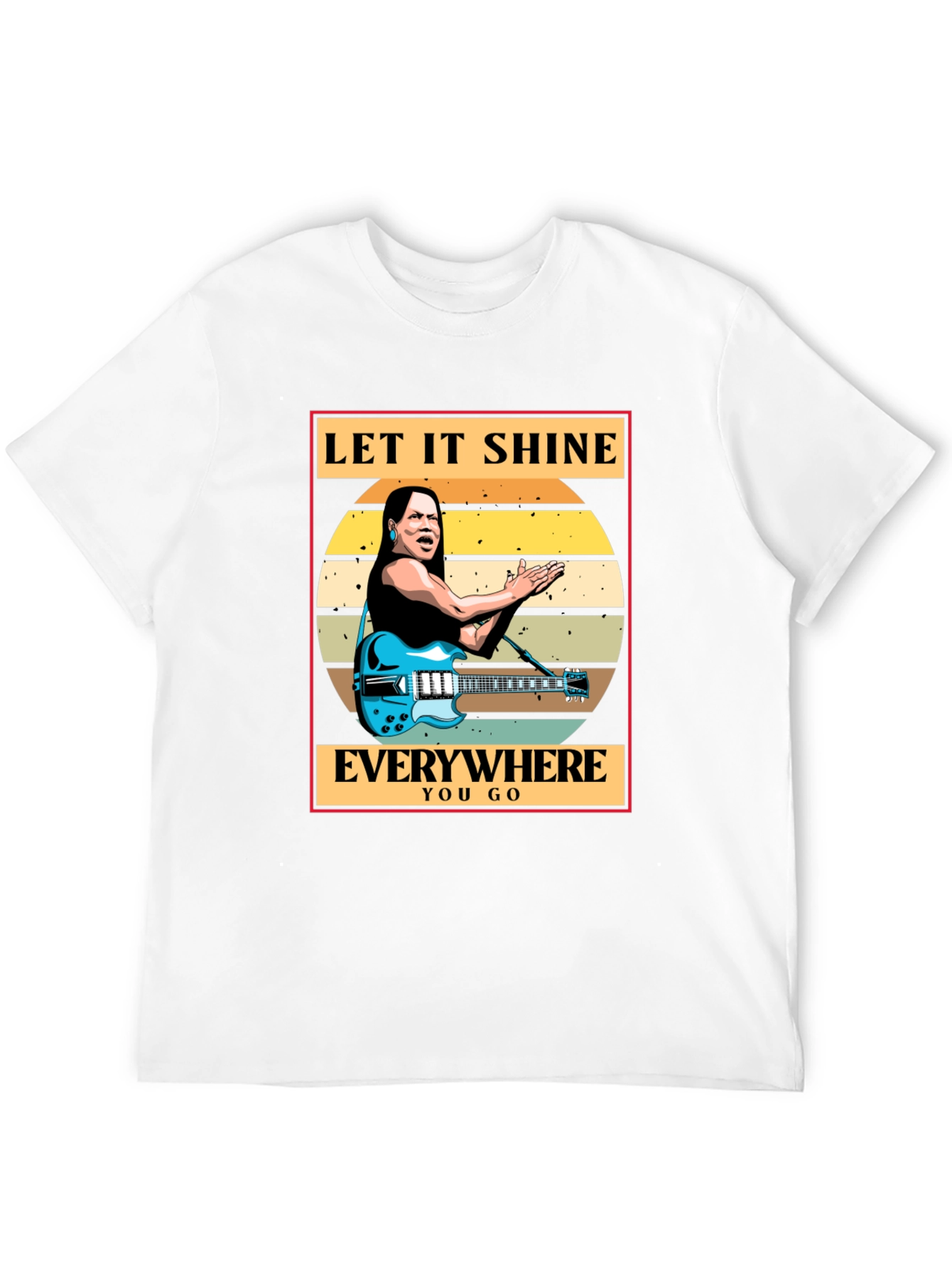 Let It Shine T-Shirt - Blues Guitar