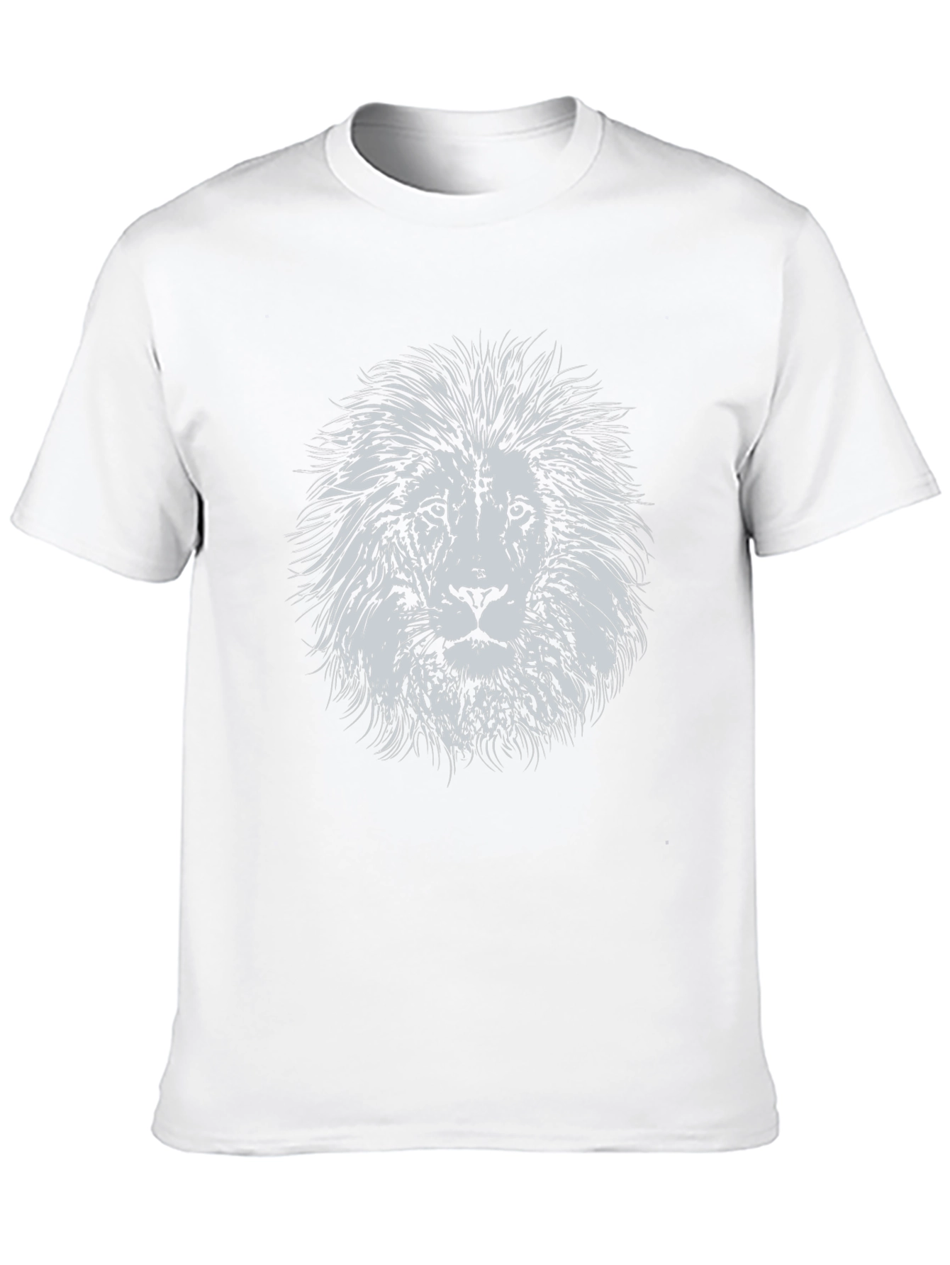 Lion Graphic Print Black T-Shirt