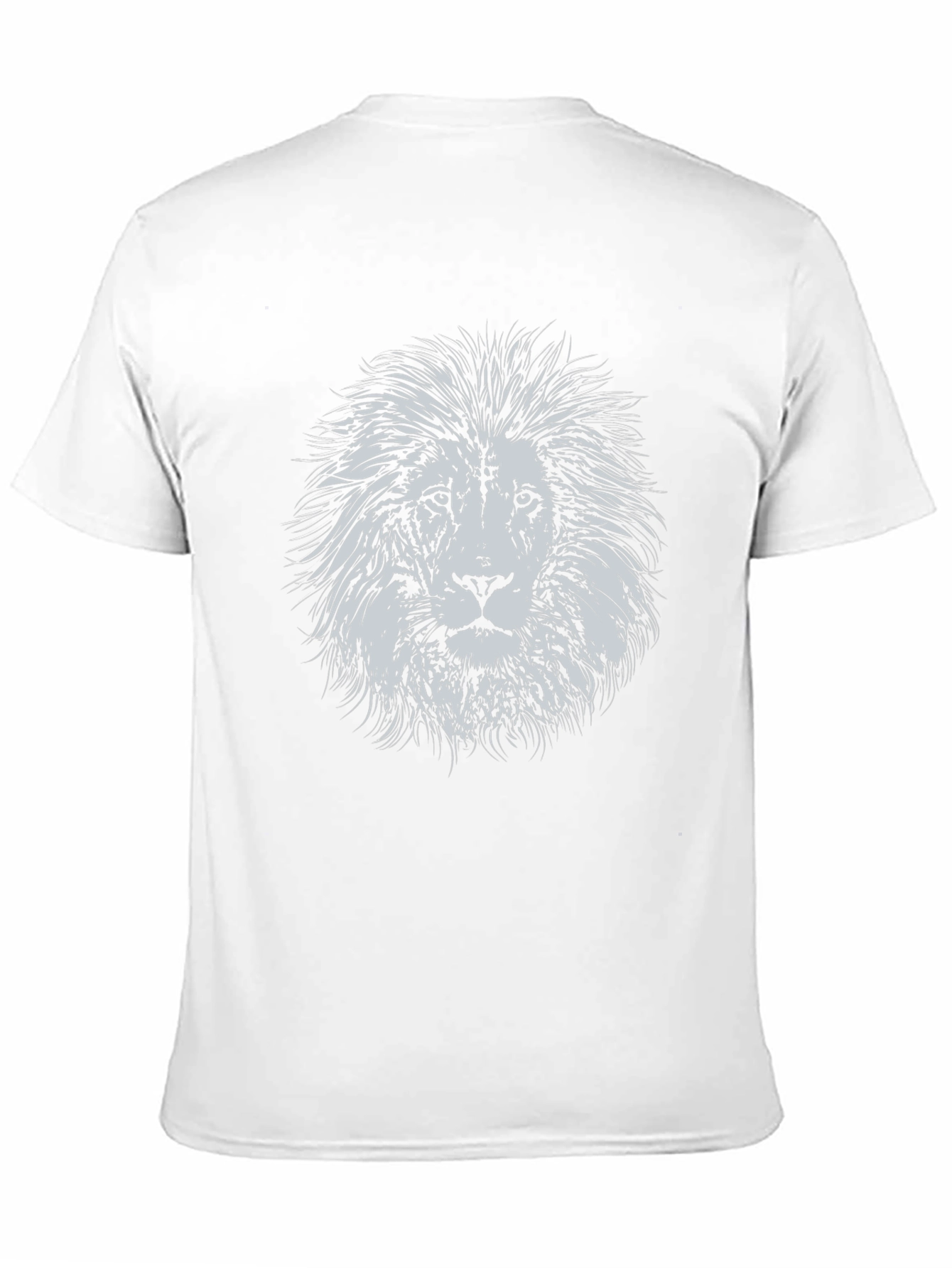 Lion Graphic Print Black T-Shirt