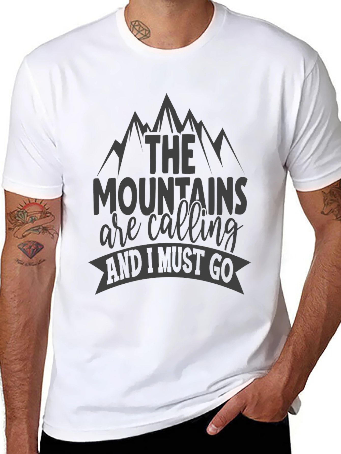 Mountains Calling T-Shirt Adventure Ready