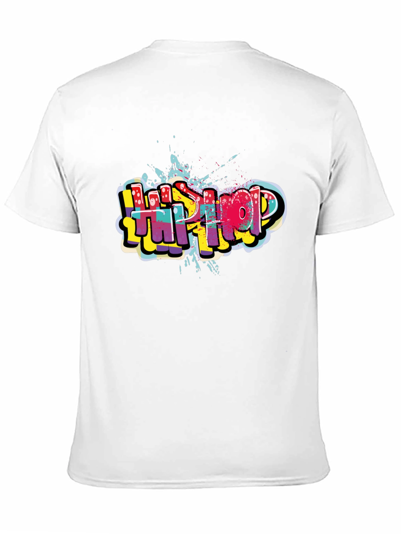 Hip Hop Graffiti Style Black T-Shirt