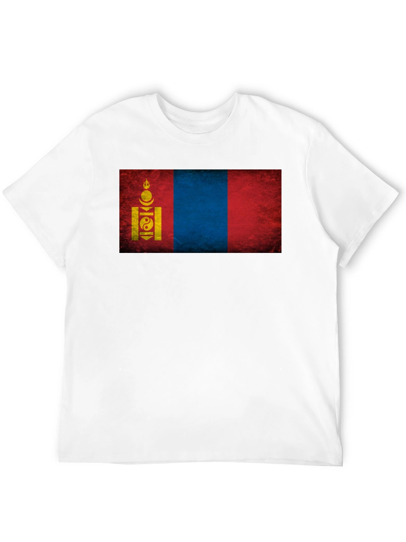 Mongolia Flag Graphic T-Shirt