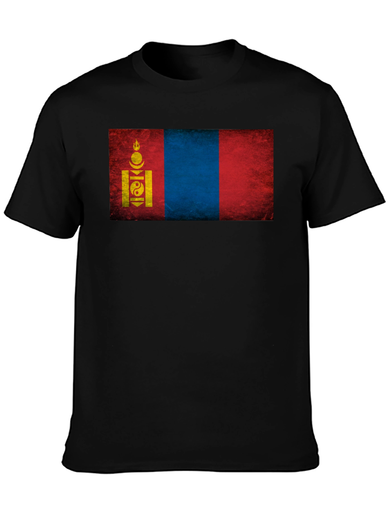 Mongolia Flag Graphic T-Shirt