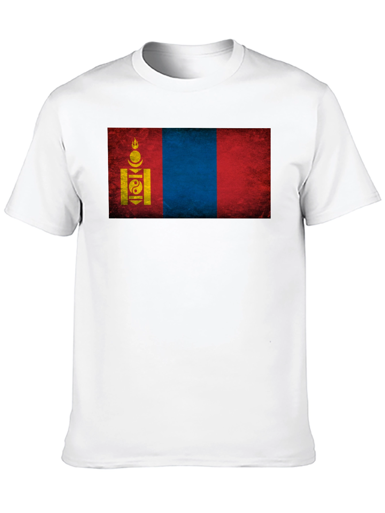 Mongolia Flag Graphic T-Shirt