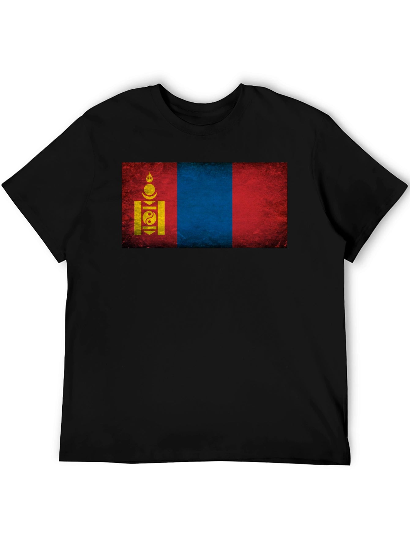 Mongolia Flag Graphic T-Shirt