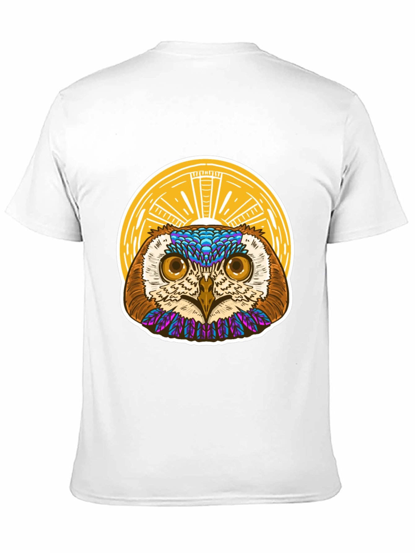 Owl Graphic T-Shirt - Unique Artistic Design