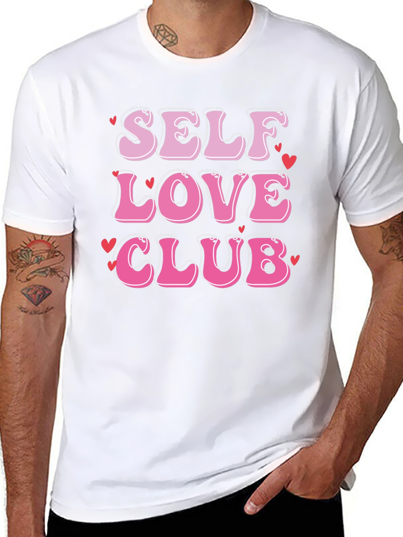 Self Love Club Graphic Tee - Soft & Stylish