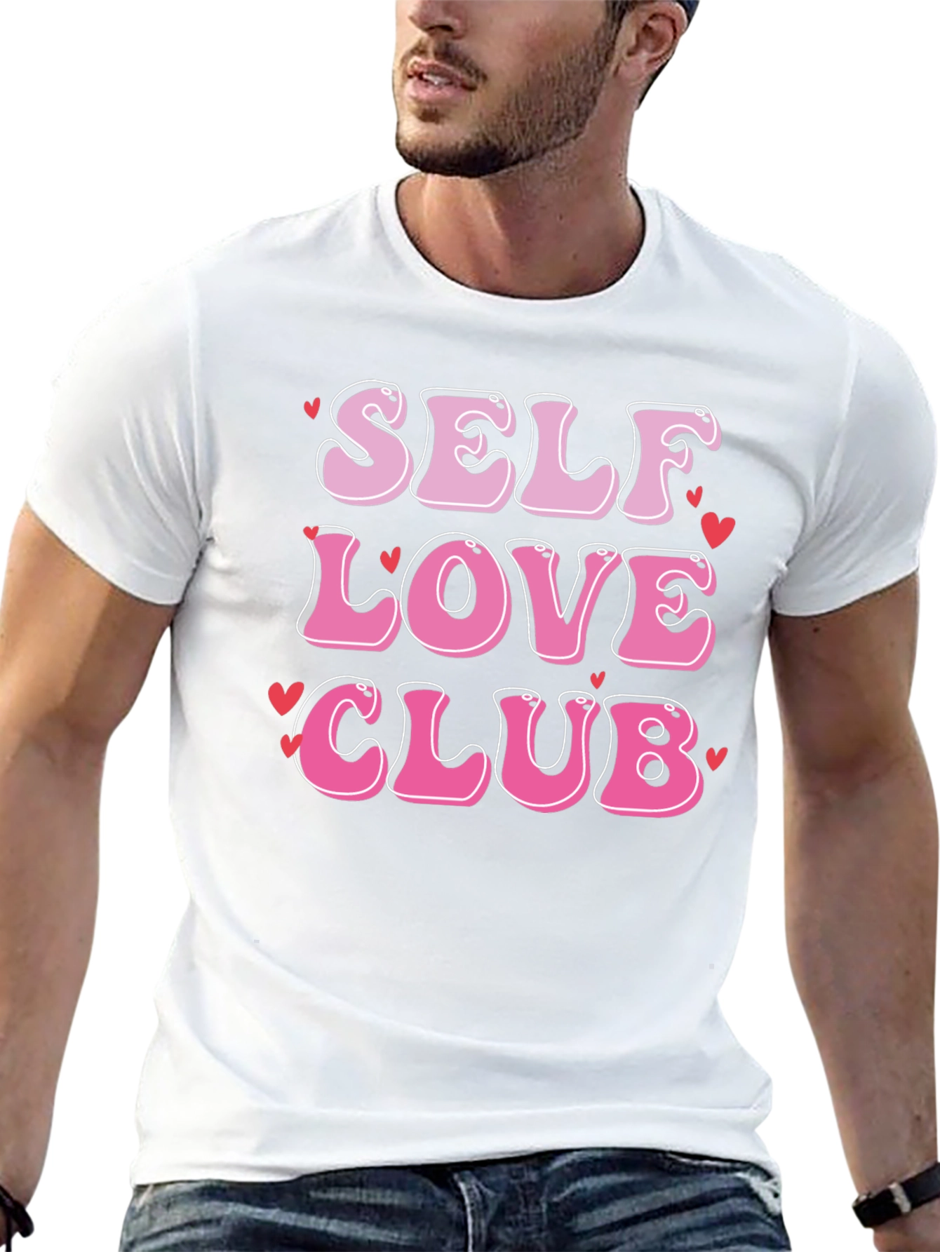Self Love Club Graphic Tee - Soft & Stylish