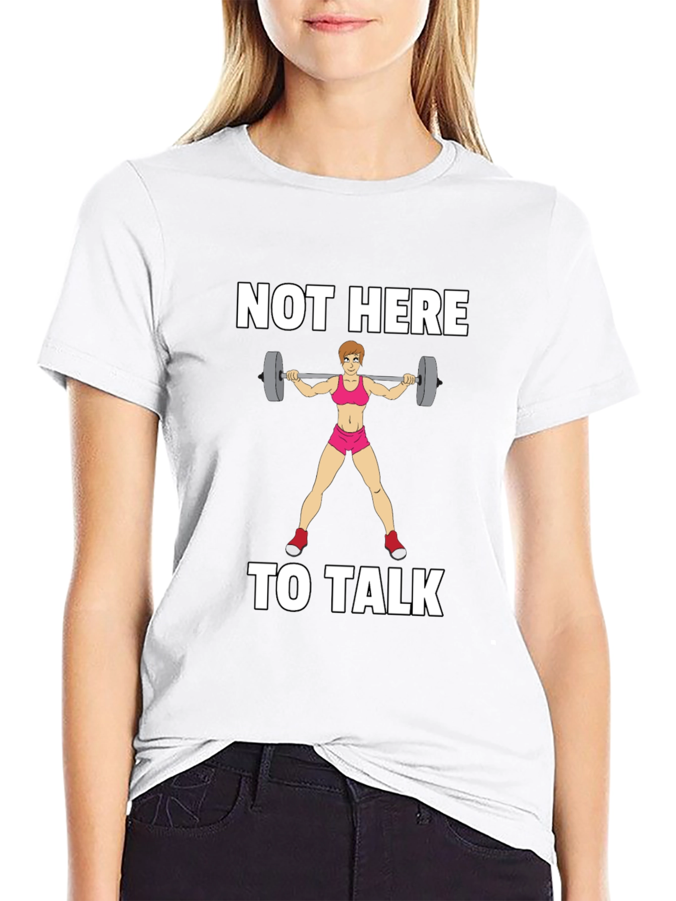 Not Here To Talk Graphic T-Shirt