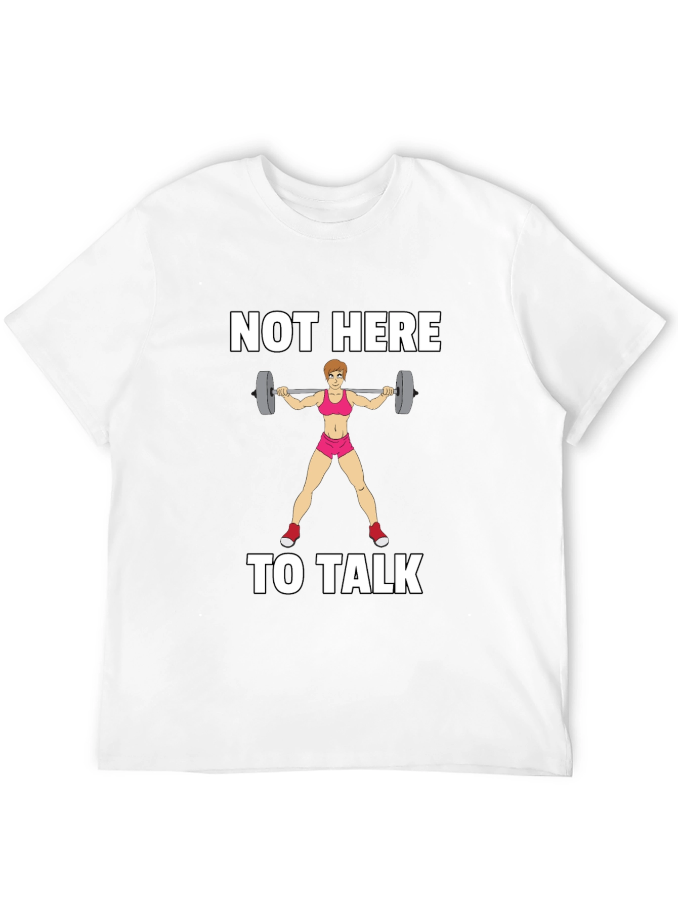 Not Here To Talk Graphic T-Shirt