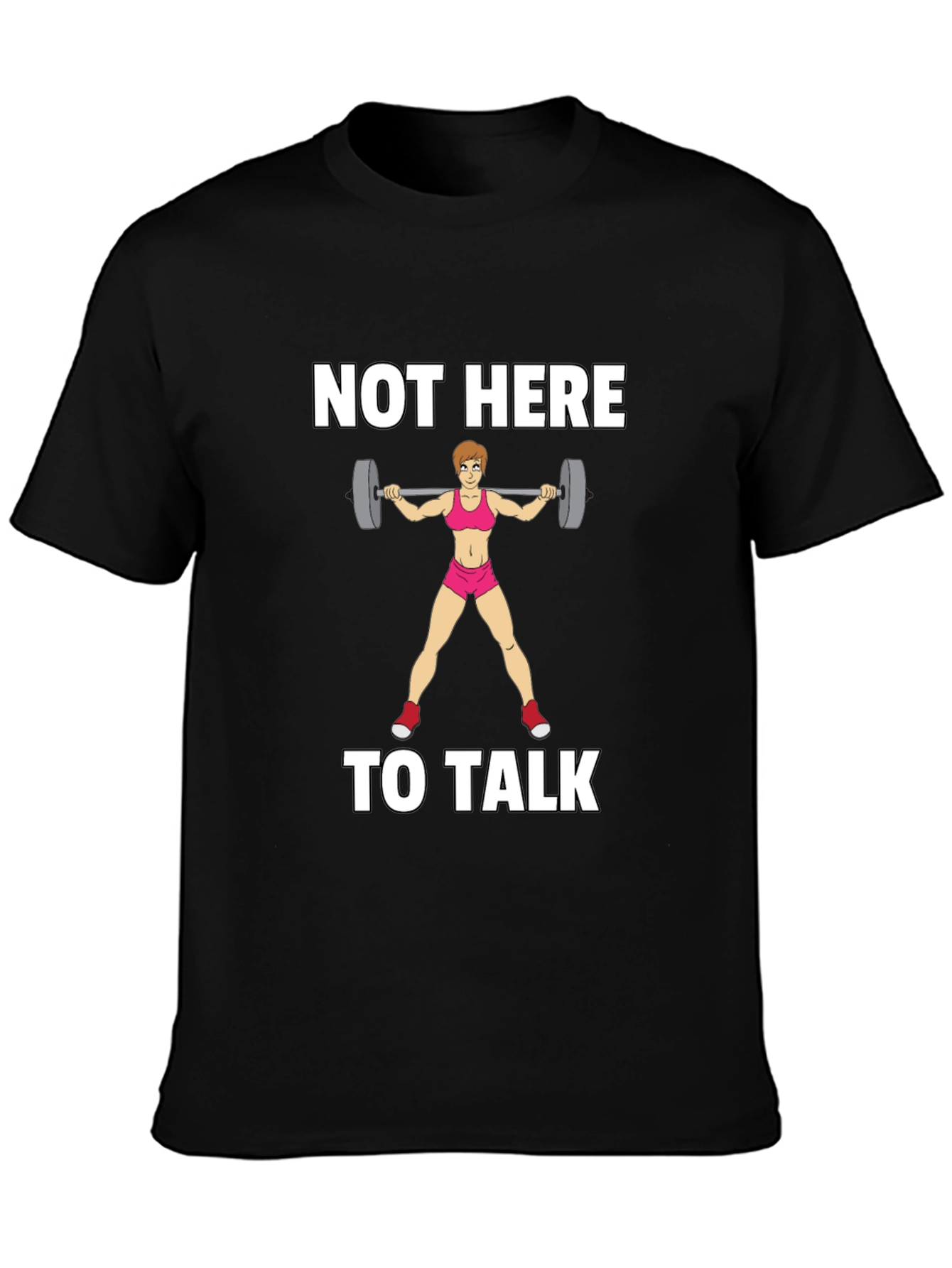 Not Here To Talk Graphic T-Shirt