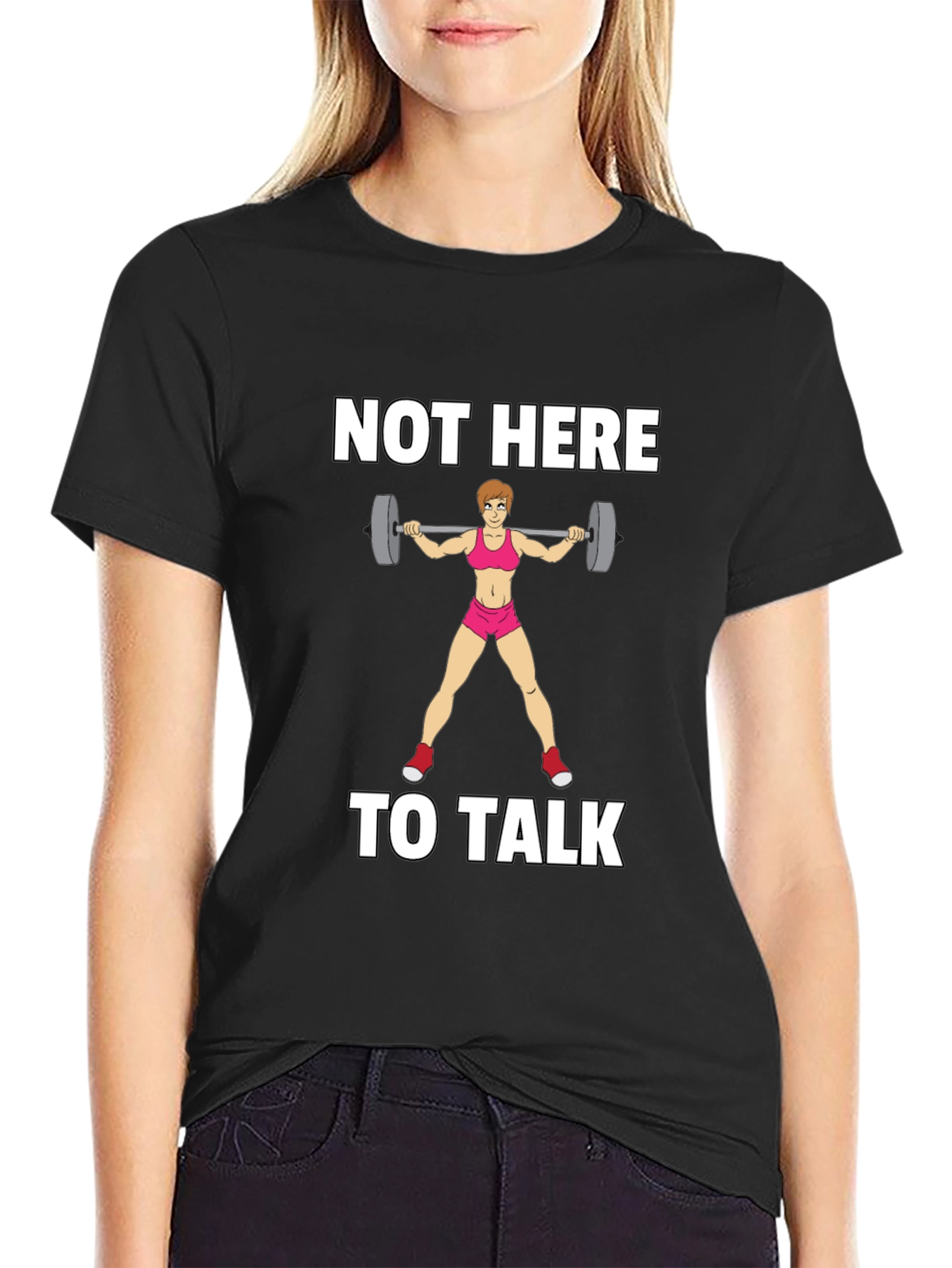 Not Here To Talk Graphic T-Shirt