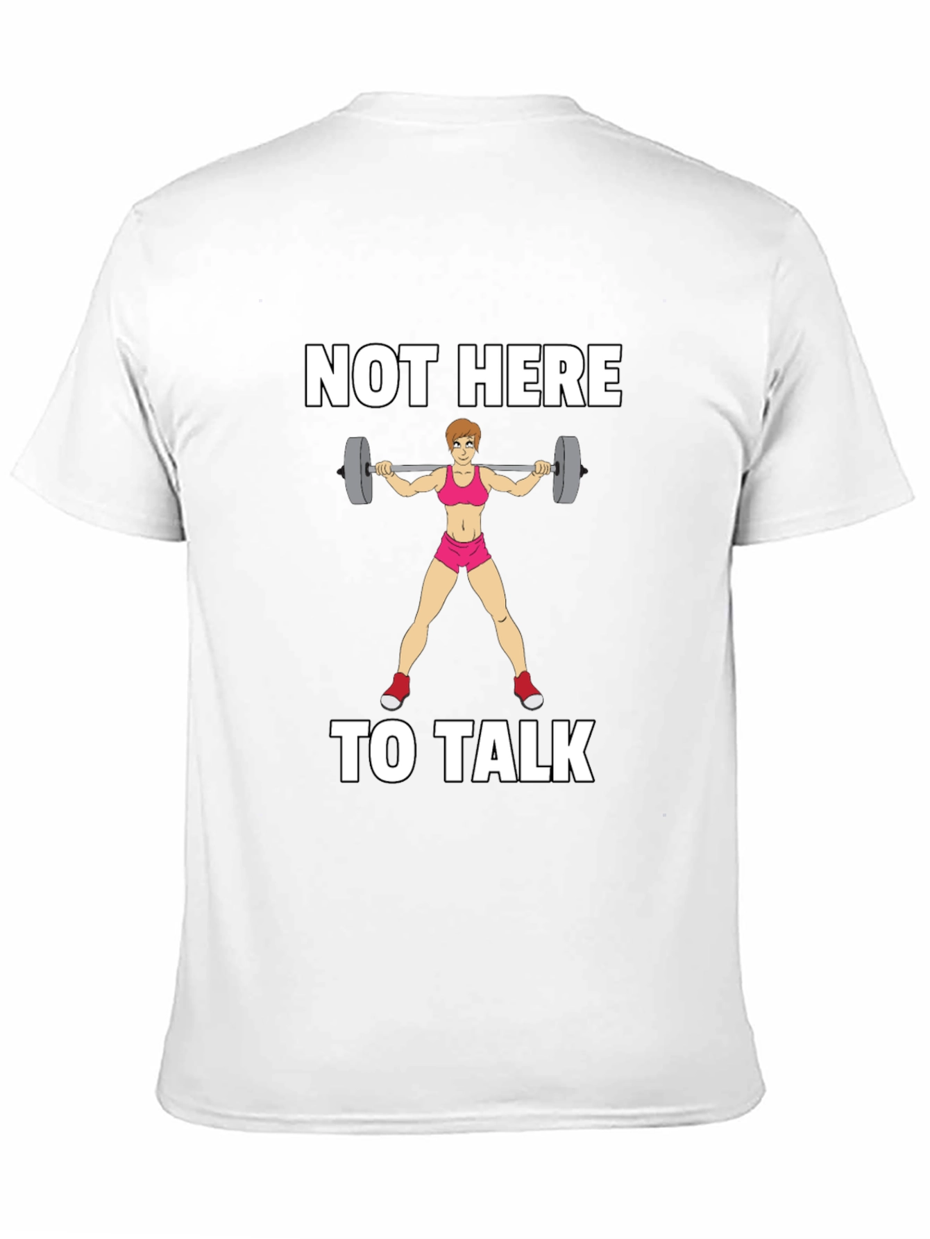 Not Here To Talk Graphic T-Shirt