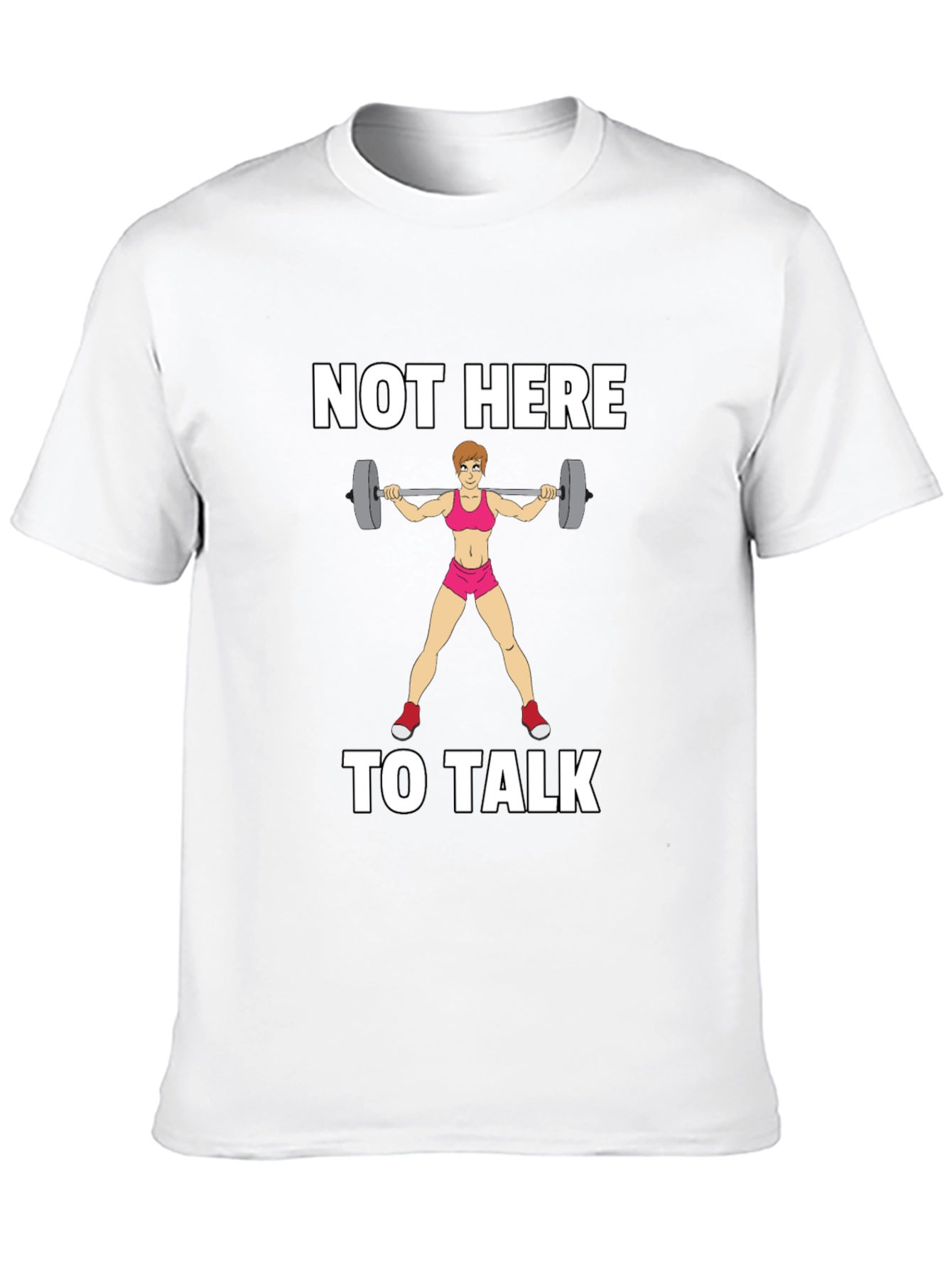 Not Here To Talk Graphic T-Shirt