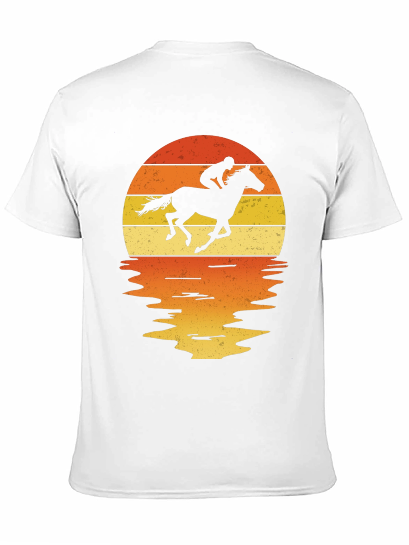 Horse Rider Sunset Graphic Tee
