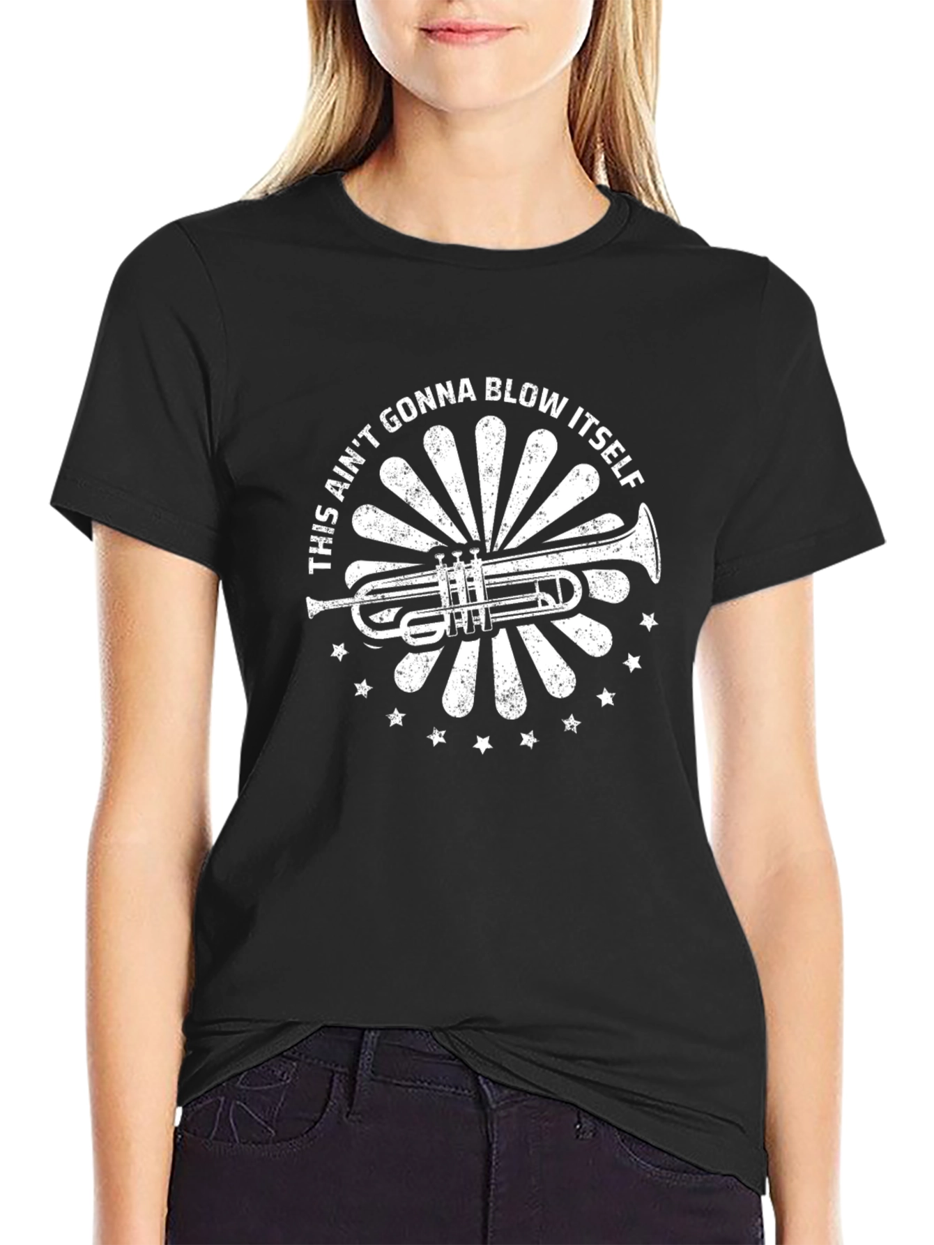Funny This Aint Gonna Blow Itself Trumpet T-Shirt