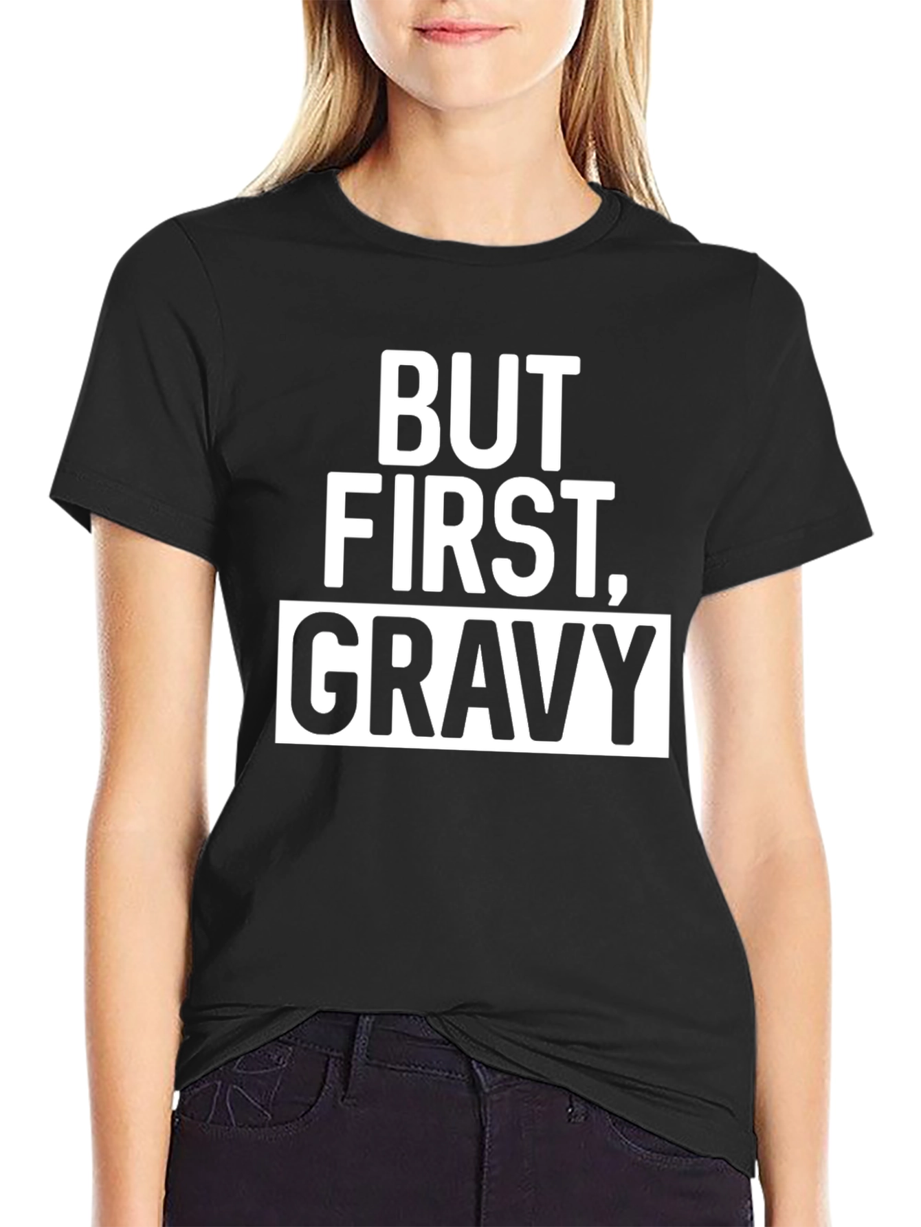 But First Gravy Mens Graphic Tee