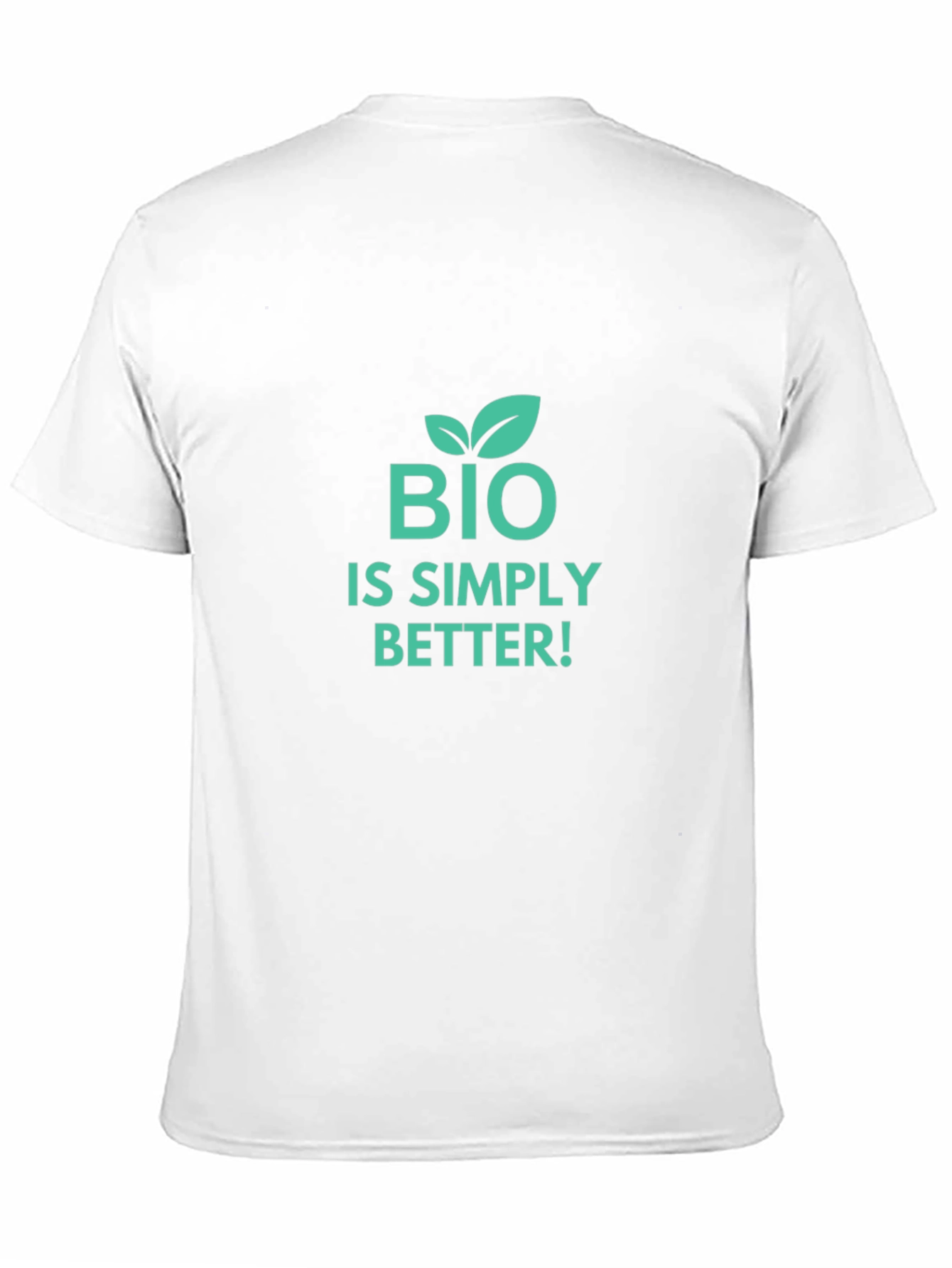 Bio is Simply Better Black Graphic T-Shirt