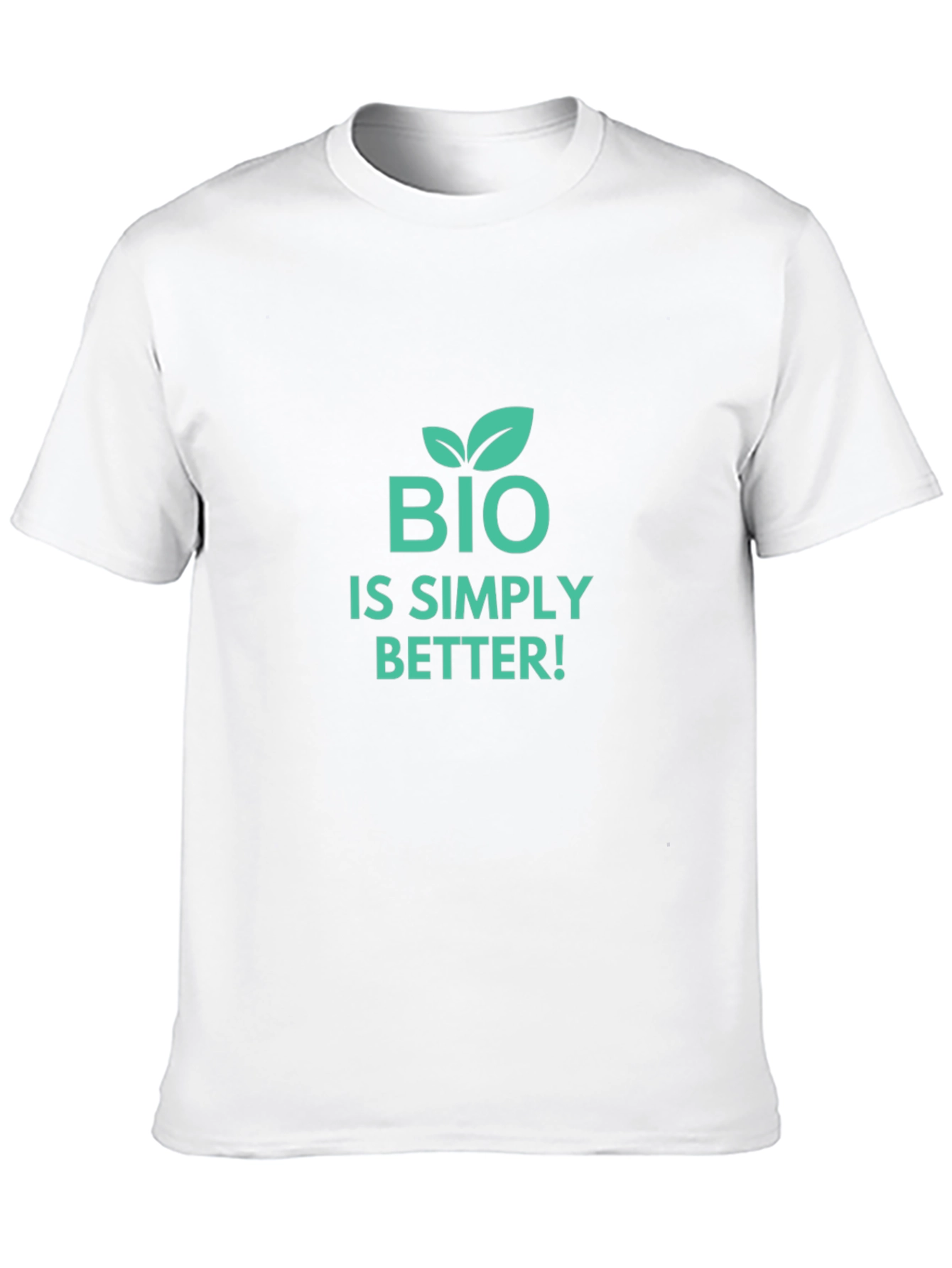 Bio is Simply Better Black Graphic T-Shirt