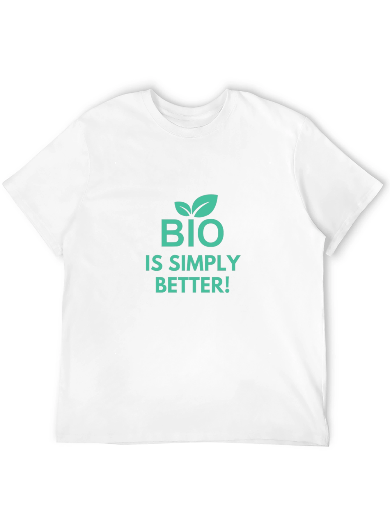 Bio is Simply Better Black Graphic T-Shirt