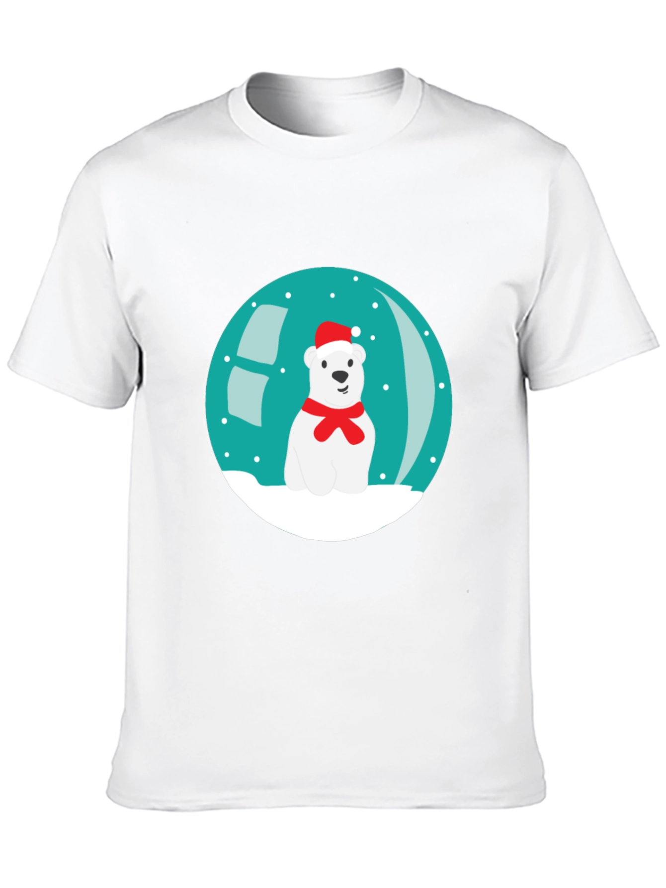 Festive Polar Bear T-Shirt