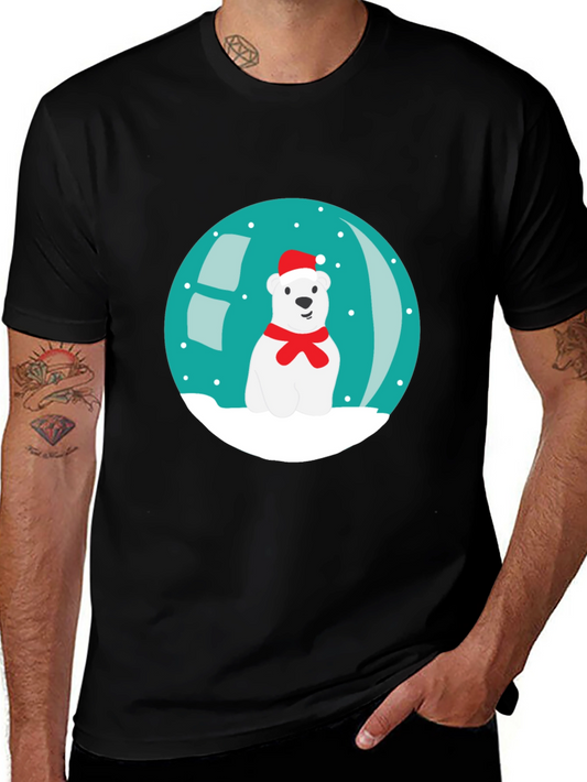 Festive Polar Bear T-Shirt