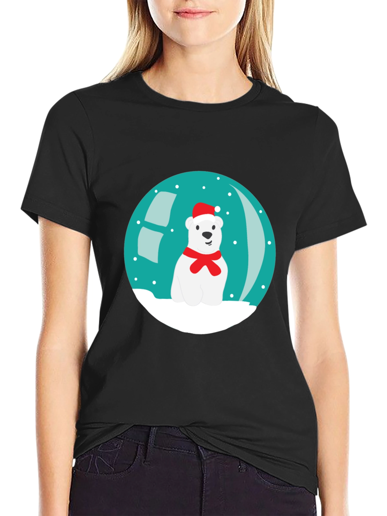 Festive Polar Bear T-Shirt