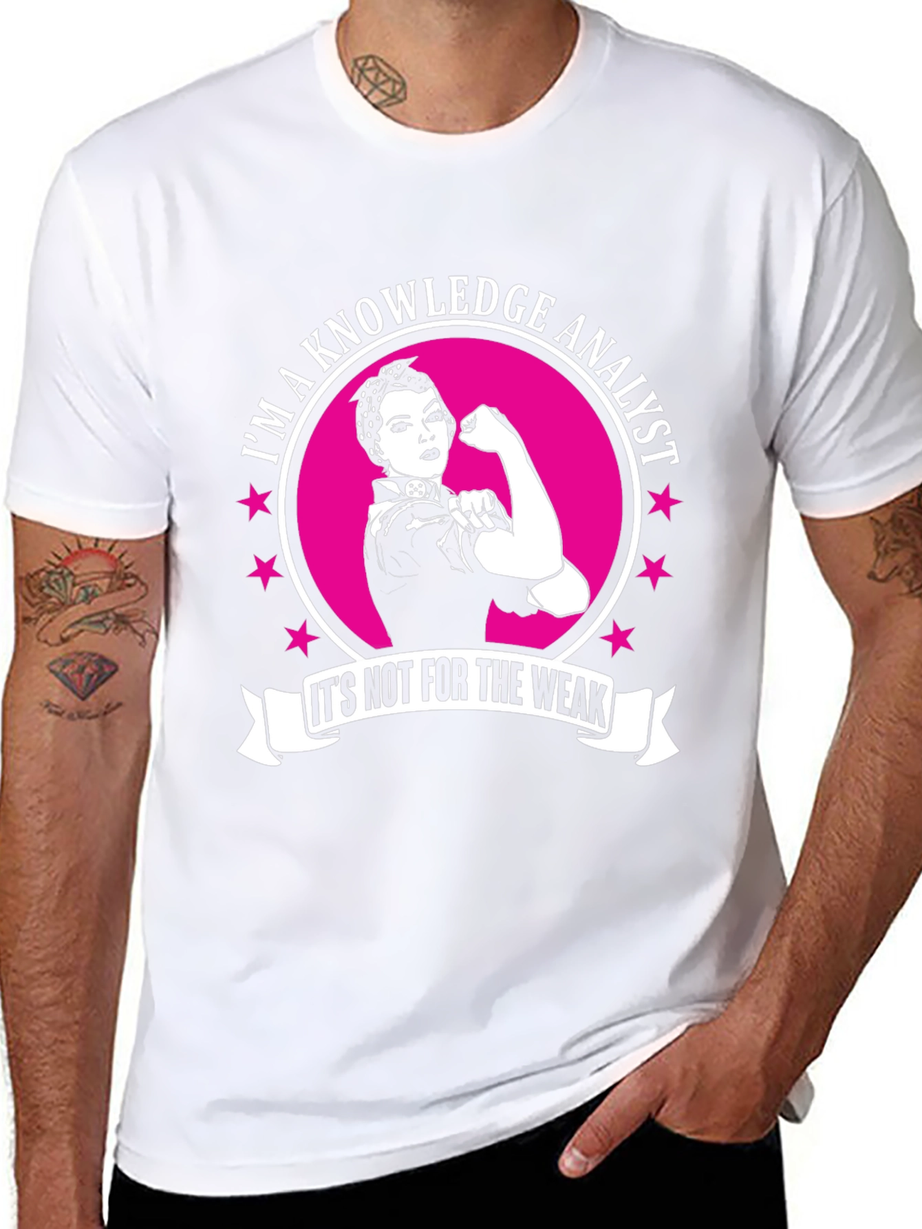 Knowledge Analyst Strong Woman T-Shirt