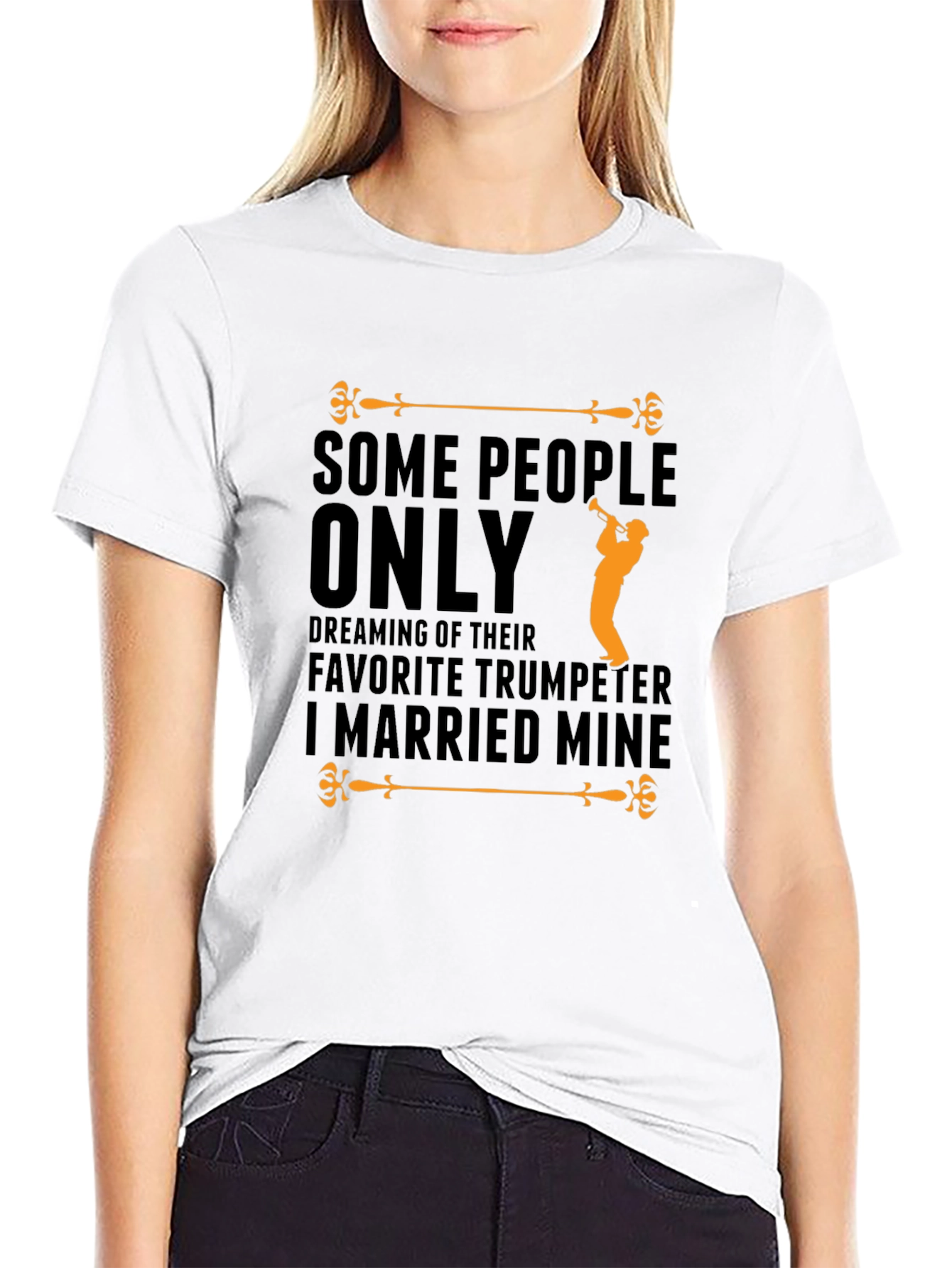 Favorite Trumpeter T-Shirt - Musicians Wife Gift