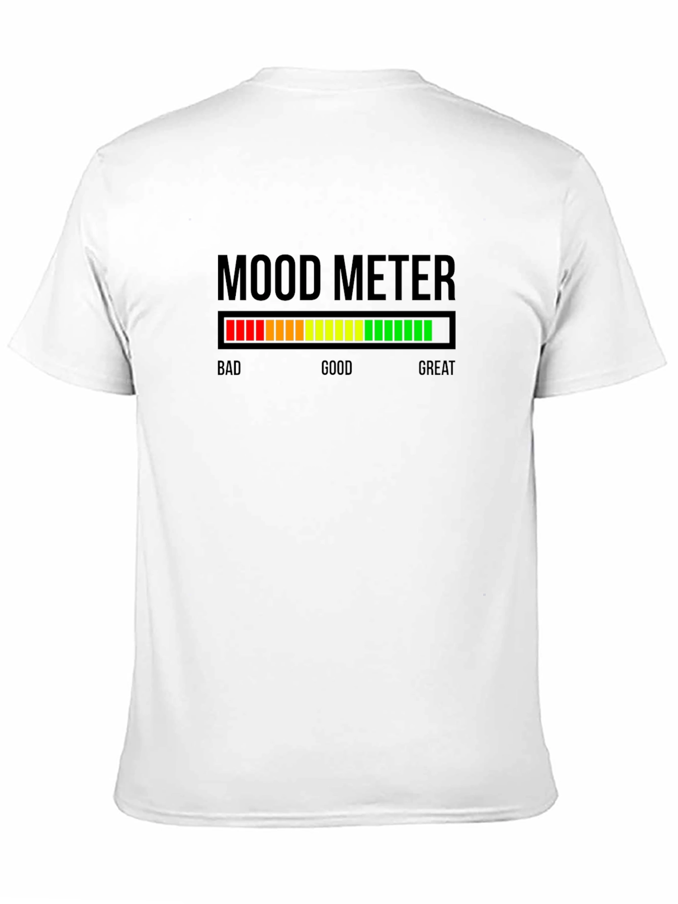 Mood Meter Graphic Tee - Black Novelty Shirt