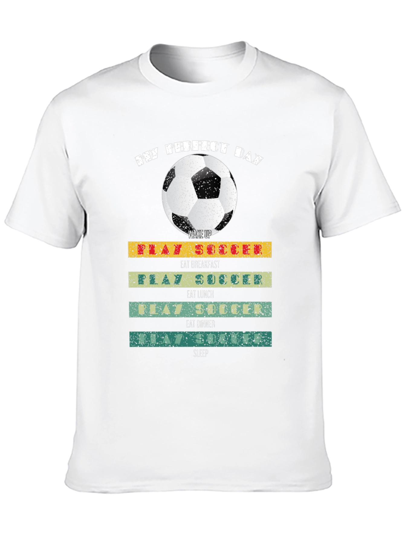 My Perfect Day Soccer Graphic Tee
