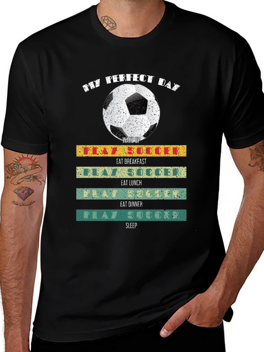 My Perfect Day Soccer Graphic Tee