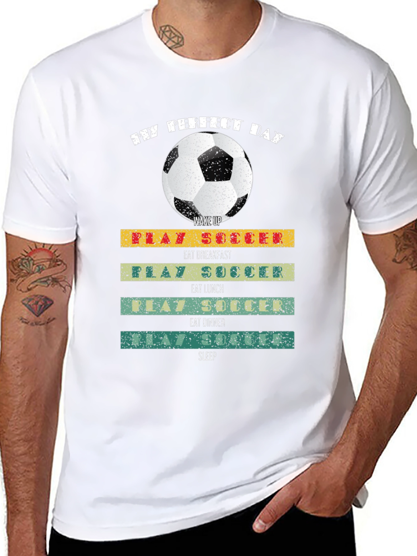 My Perfect Day Soccer Graphic Tee