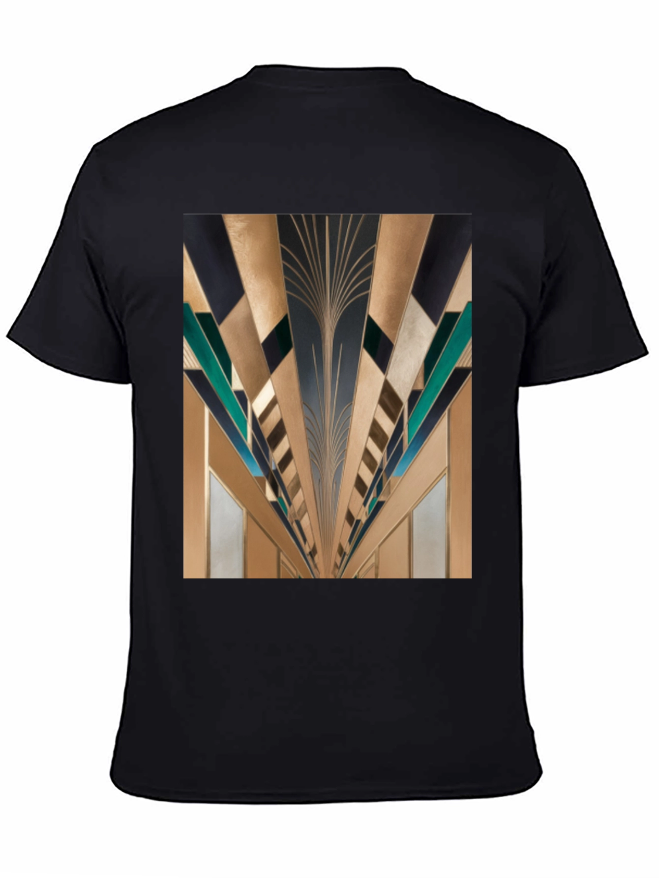 Geometric Art Deco Style Graphic Tee
