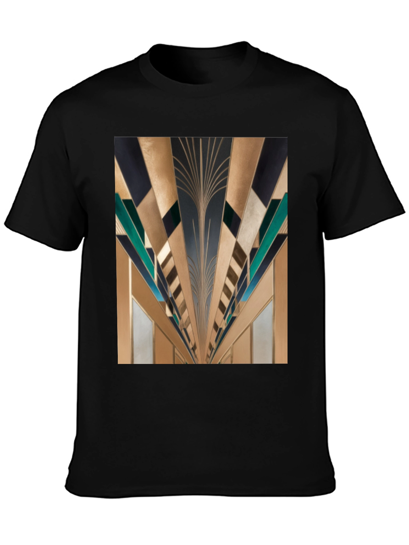 Geometric Art Deco Style Graphic Tee