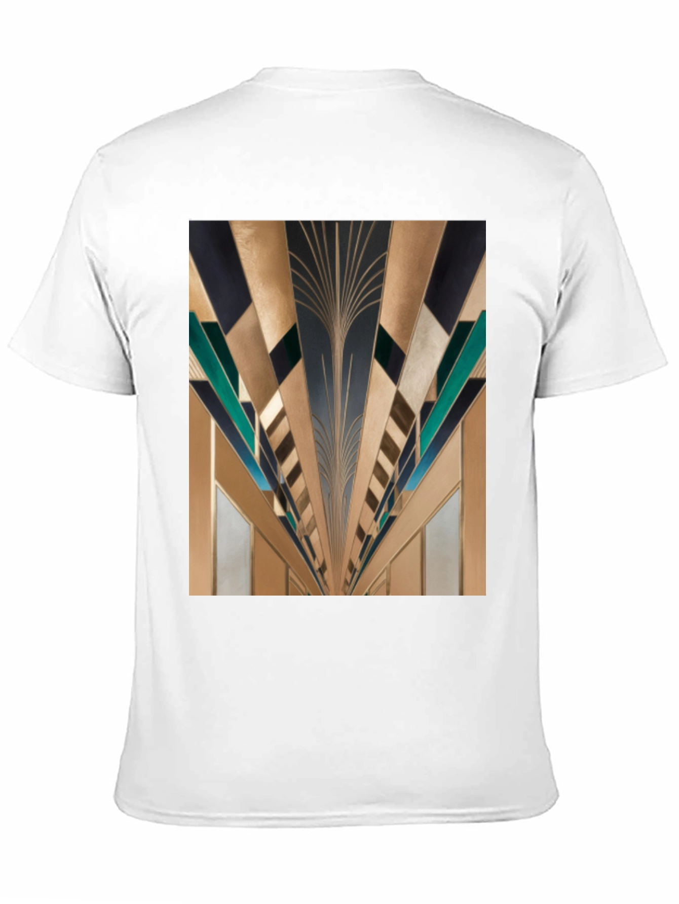 Geometric Art Deco Style Graphic Tee