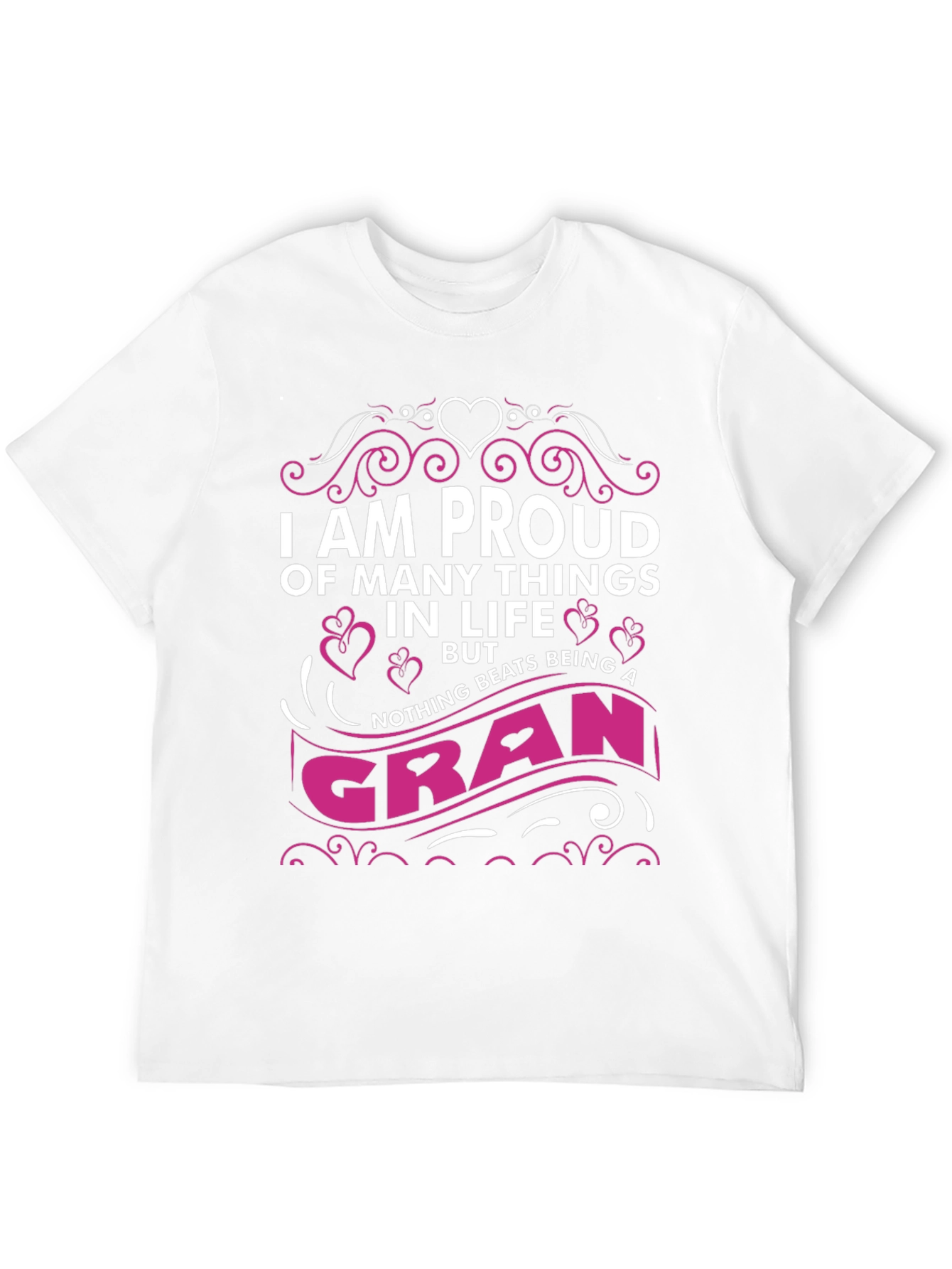 Proud Gran T-Shirt - Black Graphic Tee