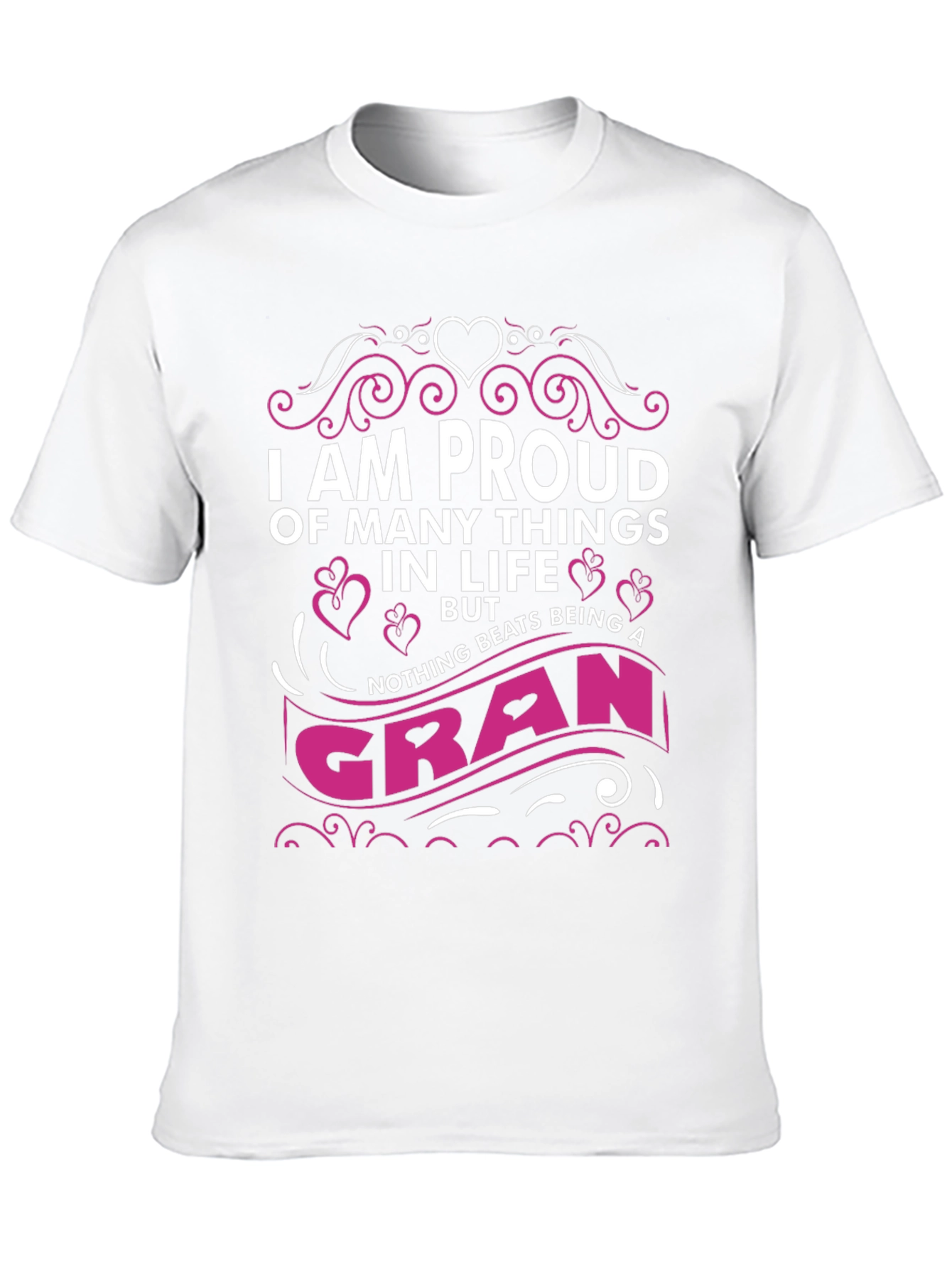 Proud Gran T-Shirt - Black Graphic Tee