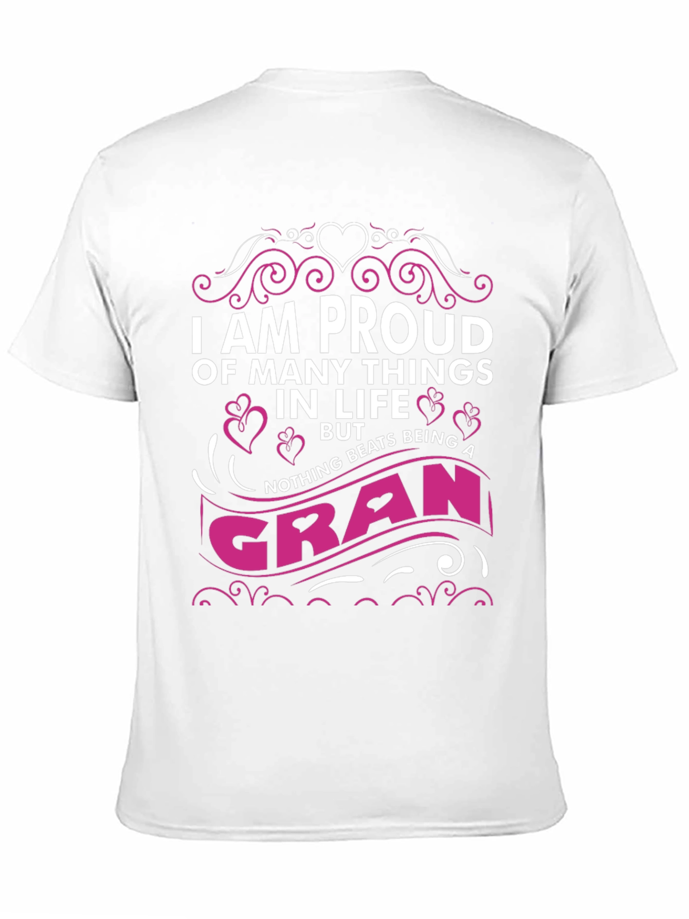Proud Gran T-Shirt - Black Graphic Tee