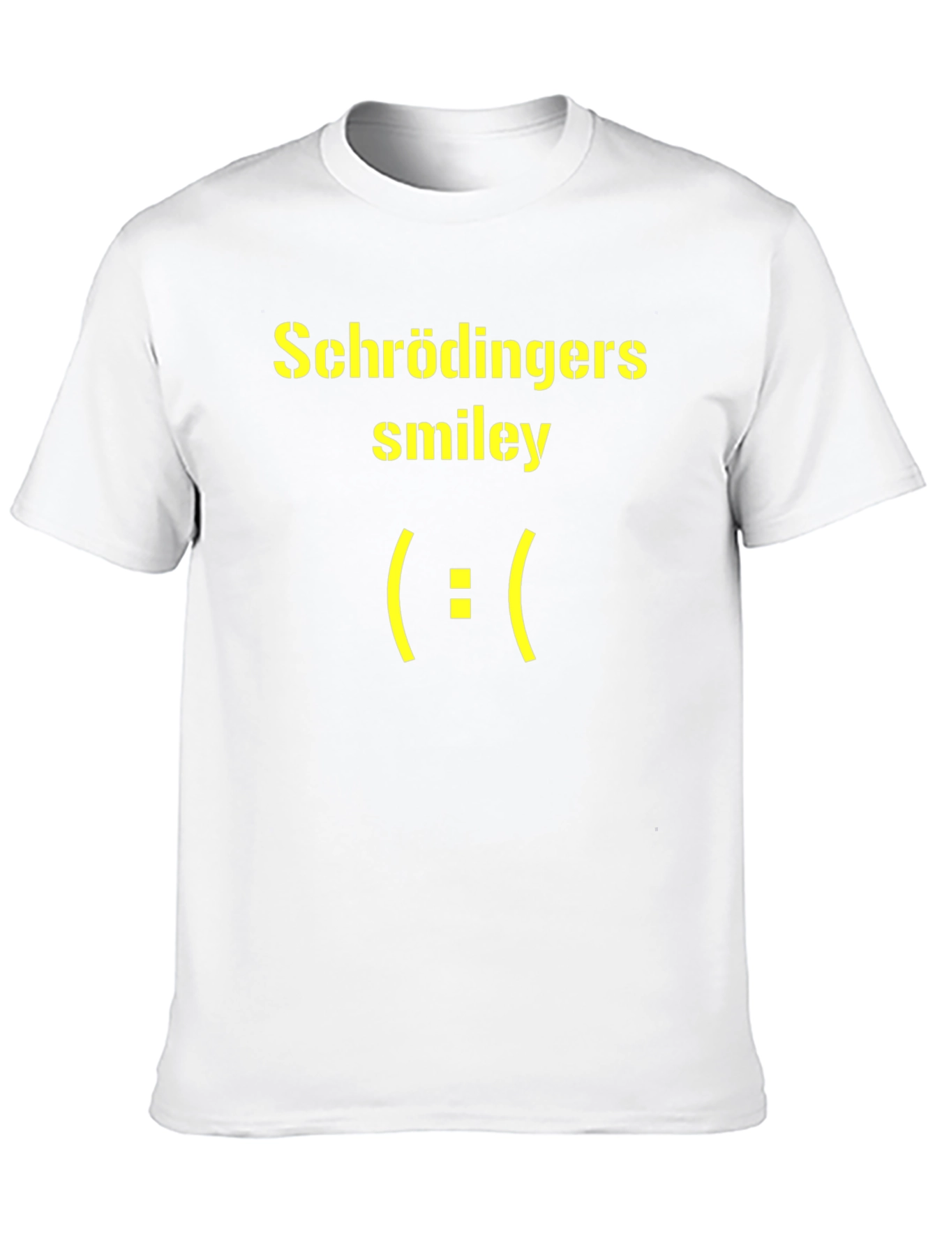 Schrödingers Smiley Face Graphic T-Shirt