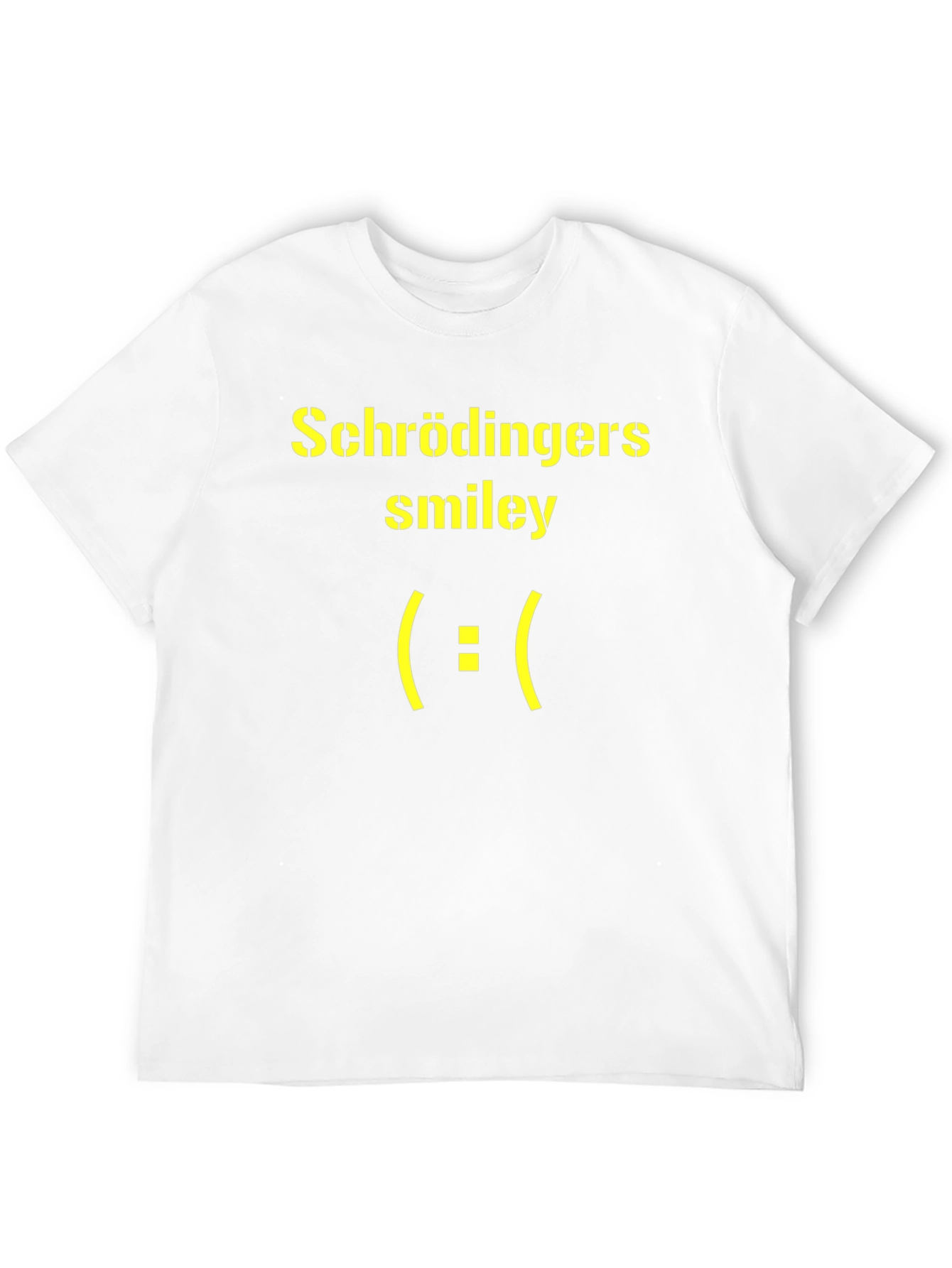 Schrödingers Smiley Face Graphic T-Shirt