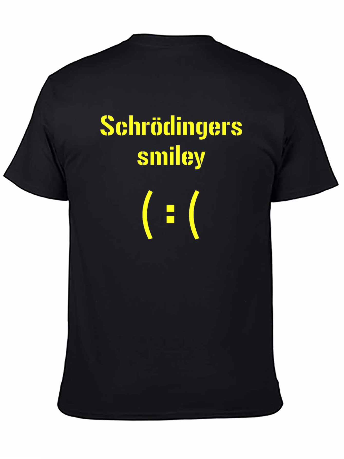Schrödingers Smiley Face Graphic T-Shirt