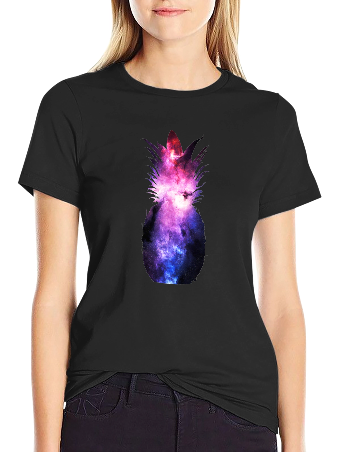 Galaxy Pineapple Graphic Tee